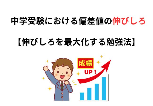 中学受験における偏差値の伸びしろを引き出す