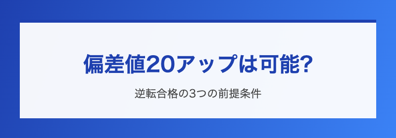 20アップの前提