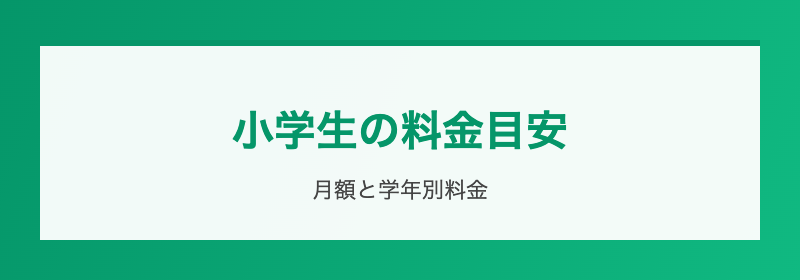 小学生の基礎学力と学習習慣づけ