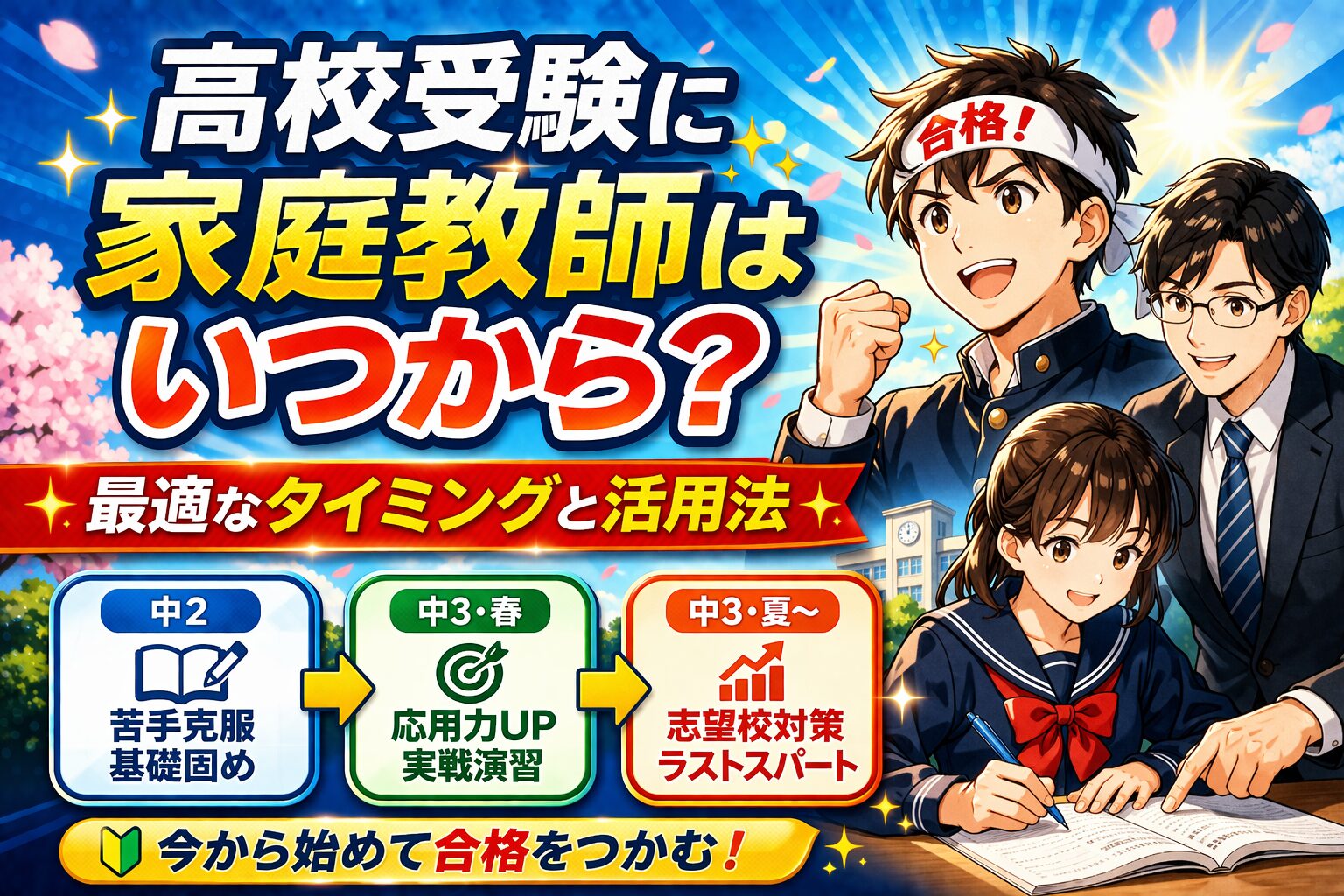 高校受験の最適なタイミング
