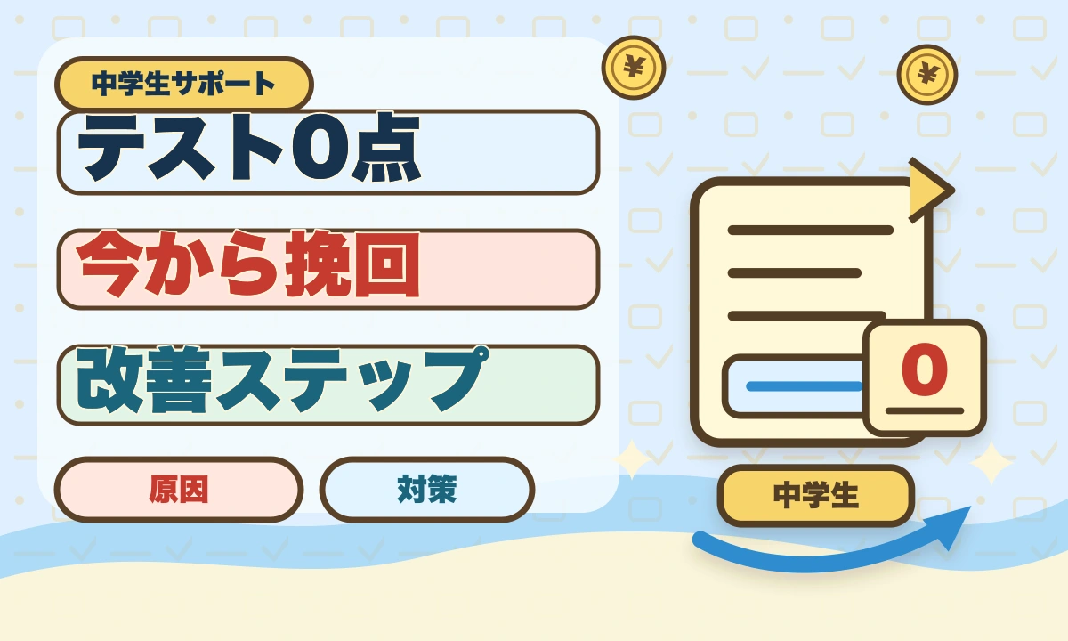 【2026年最新】子どもがテストで0点！親が取るべき5つの行動のアイキャッチ画像