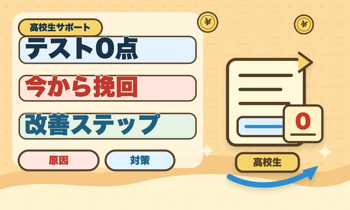 【2026年最新・高校生必見】テストで0点を取ったら進級はどうなる？のアイキャッチ画像