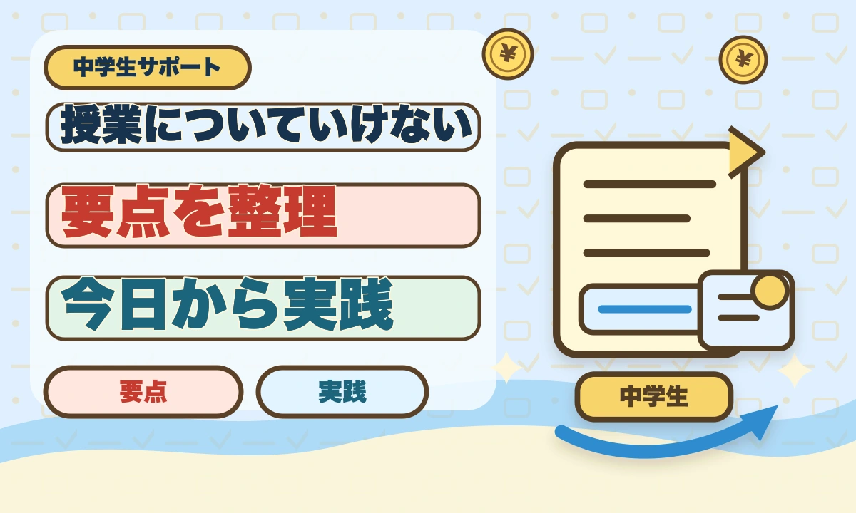 【2026年最新・中学英語】ついていけない？最短で追いつく勉強法5選のアイキャッチ画像
