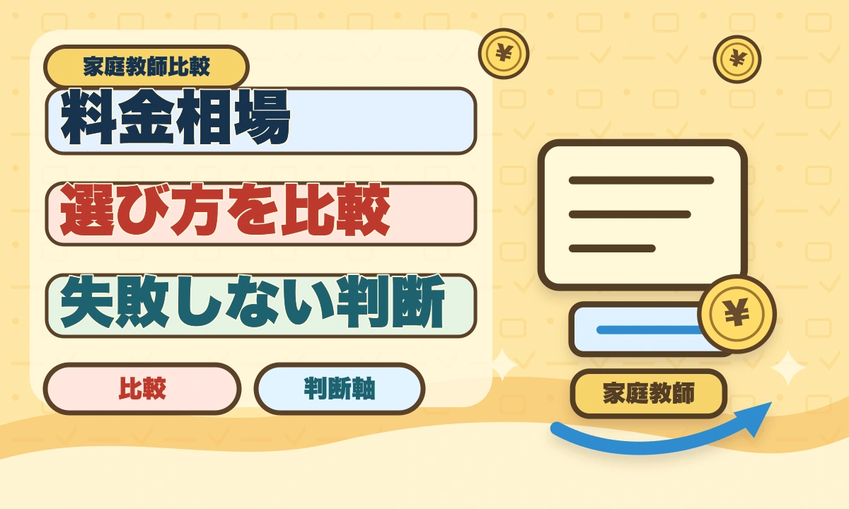 家庭教師の料金相場【学年別まとめ】高い？安い？2026年最新版のアイキャッチ画像